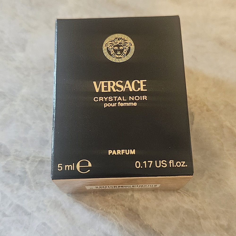Versace Crystal Noir Black and Gold Perfume 5ml